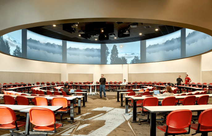 360-degree Active Learning Hall at WSU
