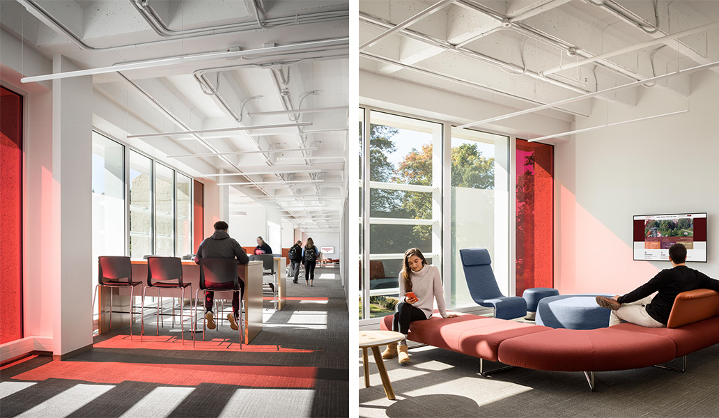Springfield College - Learning Commons Collaboration Spaces - Via Icon