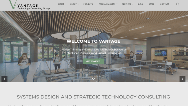 New Vantage Website