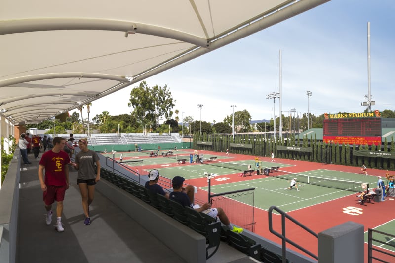USC Marks Tennis by Lawrence Anderson Photography - Courts