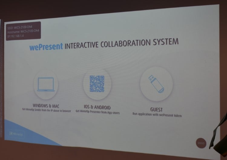 Latest and Greatest in K12 Technology - wePresent Interactive Collaboration System