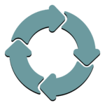 Icon showing continuous cycle